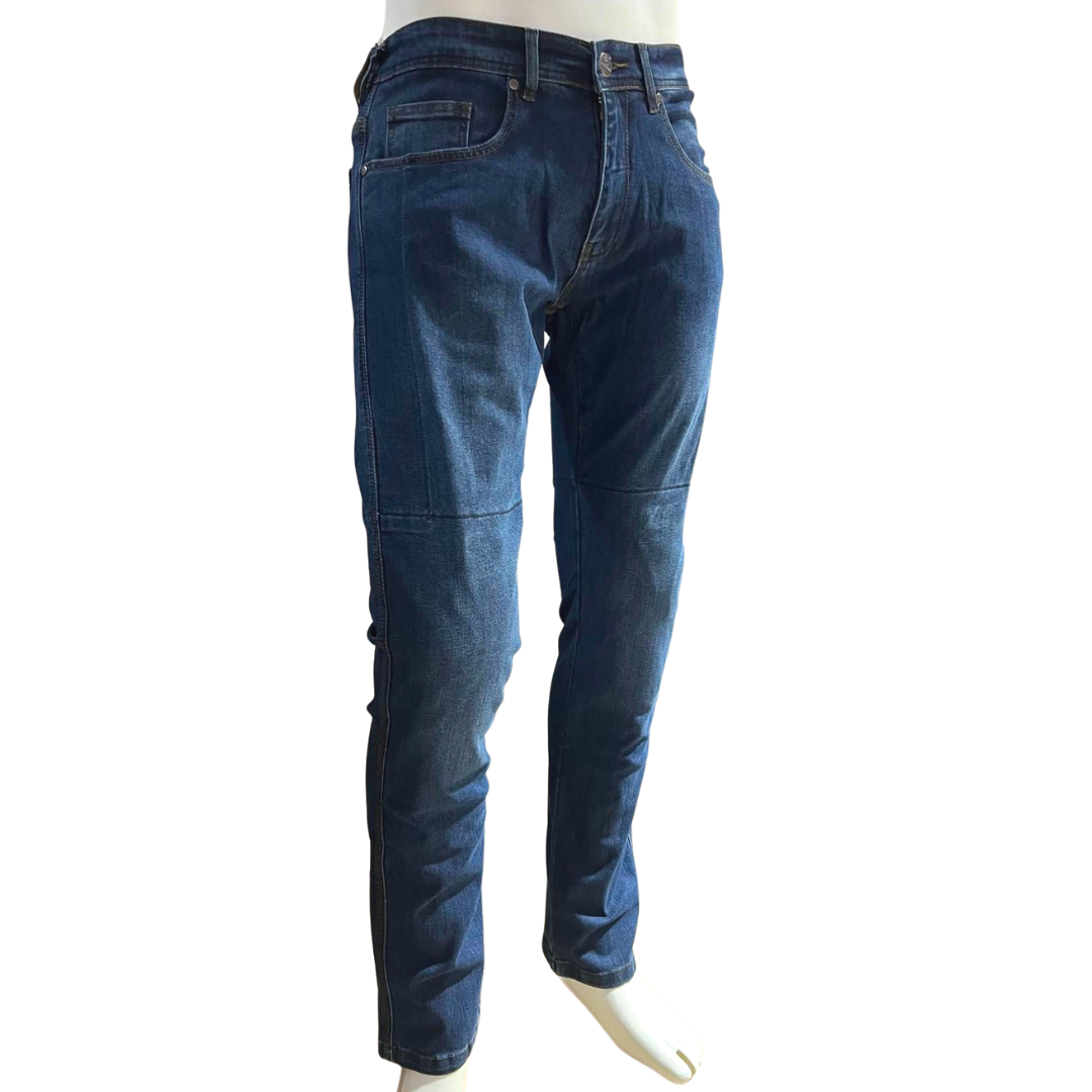 RICONDI KEVLAR LINED DENIM JEANS REGULAR FIT BLUE