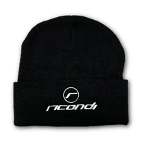 RICONDI KNITTED ACRYLIC BEANIE BLACK