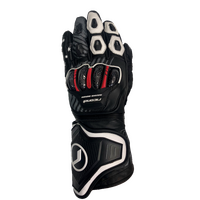 RICONDI RACING SERIES GLOVES BLACK WHITE