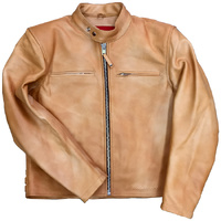 THE BRUXNER CAMEL LEATHER JACKET
