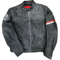 THE BRUXNER SEMI PERFORATED LEATHER JACKET