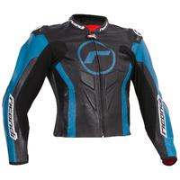 RICONDI LADIES GP EVO JACKET BLACK SKY BLUE