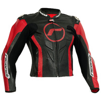 LADIES GP EVO JACKET BLACK/MAROON