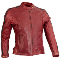 LADIES MT NEBO PERFORATED LEATHER JACKET