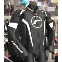 RICONDI RACING SERIES TECH-AIR COMPATIBLE JACKET BLACK WHITE