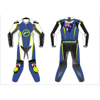 RICONDI JUNIOR RACING SERIES SUIT - BLUE/WHITE/NEON