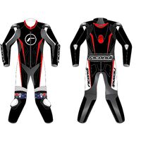 RICONDI RACING SERIES V4 TALL SUIT BLACK RED 
