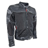 RICONDI MENS SUMMER SOFTSHELL JACKET CAMO BLACK