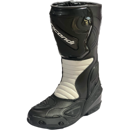 RICONDI TRACK EVO JUNIOR BOOTS BLACK WHITE 36