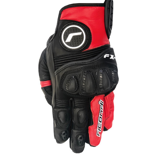 RICONDI SUPERMOTO RACE GLOVES BLACK RED S