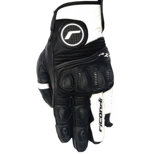 RICONDI SUPERMOTO RACE GLOVES BLACK WHITE S