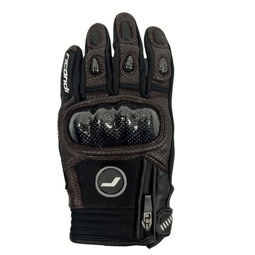 RICONDI URBAN LEATHER GLOVES BROWN XS