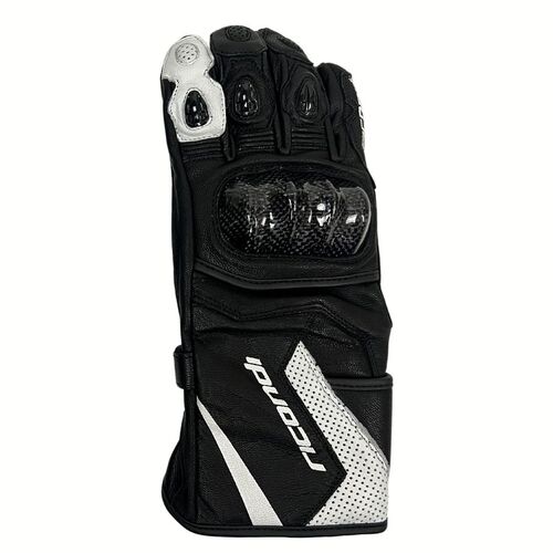 RICONDI GP EVO LADIES GLOVES BLACK WHITE XS