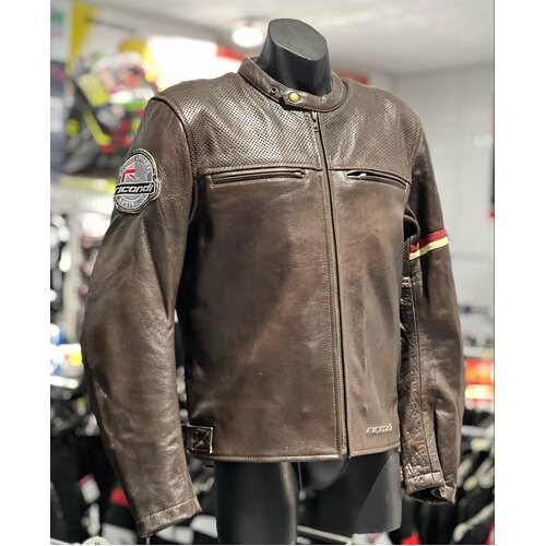 RICONDI THE BRUXNER PERFORATED LEATHER JACKET 3XL