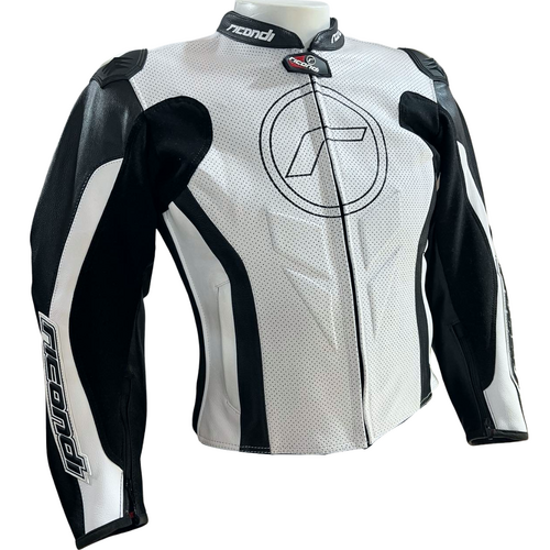 RICONDI LADIES GP EVO JACKET WHITE BLACK 4