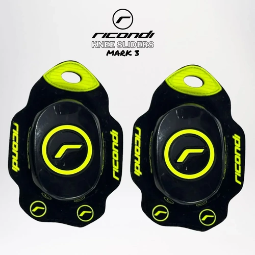 RICONDI KNEE SLIDERS MARK 3 - BLACK YELLOW