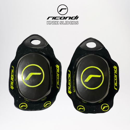 RICONDI KNEE SLIDER MARK 2 - BLACK YELLOW (1 PAIR)