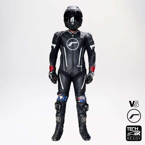 RICONDI RACING SERIES V5 SUIT BLACK WHITE XXS (46)