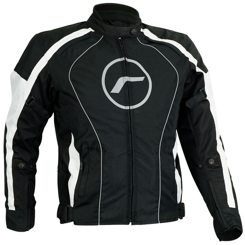 RICONDI LADIES 365 TEXTLE JACKET BLACK WHITE 14
