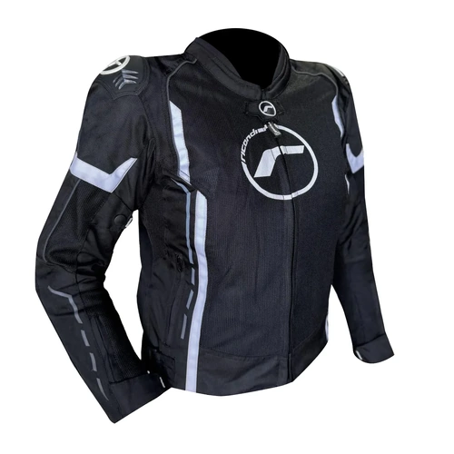 RICONDI LADIES COOLRIDE SUMMER TEXTILE JACKET BLACK 18